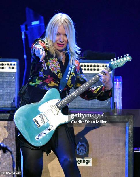 Nancy Wilson of Heart performs onstage during the 2019 iHeartRadio Music Festival at T-Mobile Arena on September 20, 2019 in Las Vegas, Nevada.