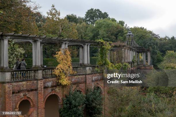 Hampstead Hill and Pergola on the 15th October 2019 in London in the United Kingdom.