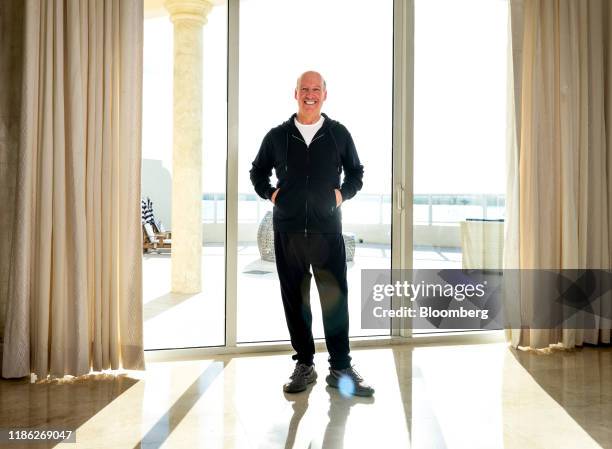 Steven Schonfeld, chief executive officer and founder of Schonfeld Group Holdings LLC, stands for a photograph in Palm Beach, Florida, U.S., on...