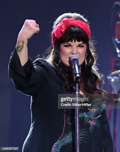 Ann Wilson of Heart performs onstage during the 2019 iHeartRadio Music Festival at T-Mobile Arena on September 20, 2019 in Las Vegas, Nevada.