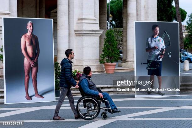 On the occasion of the International Day of People with Disabilities, inaugurated of the photographic exhibition entitled 'Naked. Disability without...