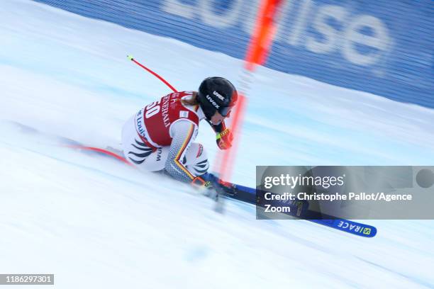Veronique Hronek of Germany in action during the Audi FIS Alpine Ski World Cup Women's Downhill Training on December 3, 2019 in Lake Louise Canada.