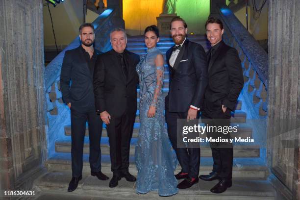 Daniel Arenas, Jose Alberto Castro, Livia Brito, Carlos de la Mota y Sebastian Rulli pose for photos during the presentatiion of the serie 'Medicos',...