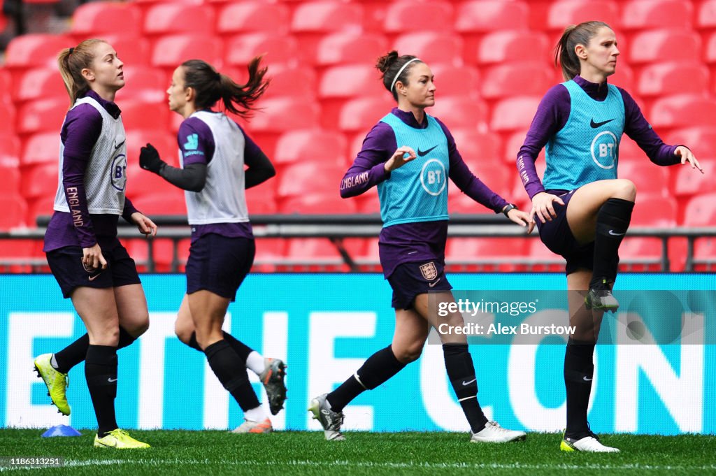 England Women Training Session and Press Conference