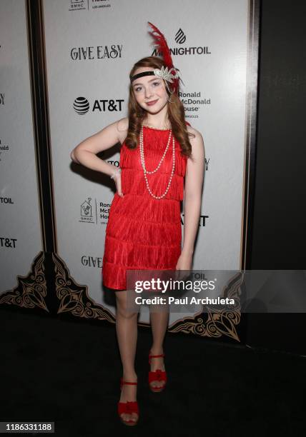 Actress Kitana Turnbull attends the Give Easy event hosted by Ronald McDonald House Los Angeles at Avalon Hollywood on November 07, 2019 in Los...