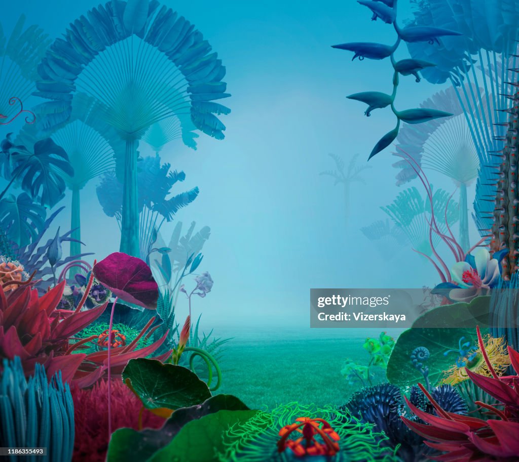 Fairy garden background