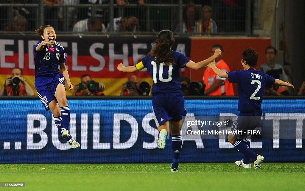 Germany v Japan: FIFA Women's World Cup 2011 - Quarter Finals