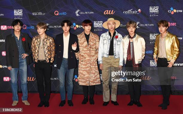 Arrives at the 2019 Mnet Asian Music Awards Red Carpet at Nagoya Dome on December 4, 2019 in Nagoya, Japan.