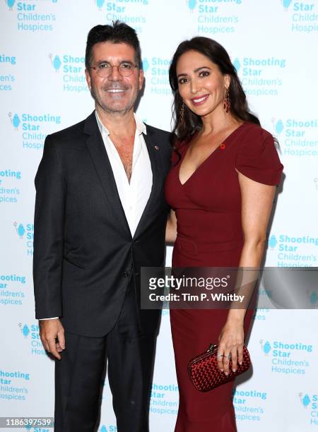 Simon Cowell and Lauren Silverman attend the Shooting Star Ball in Aid of Shooting Star Children's Hospices at Royal Lancaster Hotel on November 08,...