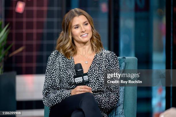 Danica Patrick discusses "Pretty Intense" with the Build Series at Build Studio on November 08, 2019 in New York City.