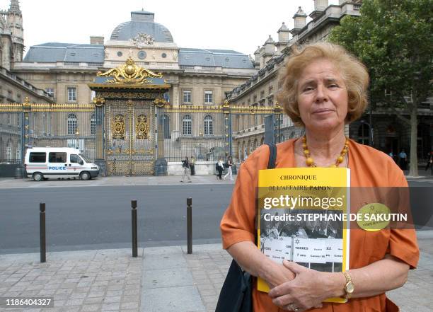 Beate Klarsfeld, co-fondatrice avec son époux Serge, de l'association des Fils et filles des déportés juifs de France, mère de l'avocat Arno...