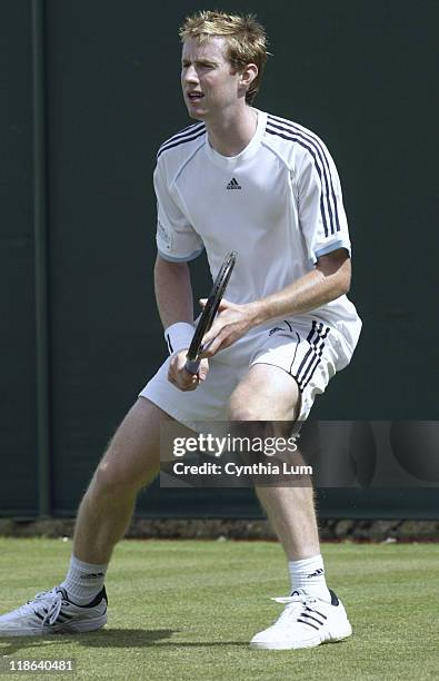 Jonathan Marray defeated by Xavier Malisse 603, 3-6, 2-6, 6-1, 6-4 in round one of the 2005 Wimbledon Championships on June 21, 2005