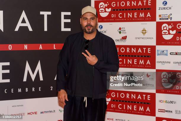 Marco D'Amore attends a photocall during the 41th Giornate Professionali del Cinema Sorrento Italy on 4 December 2019.