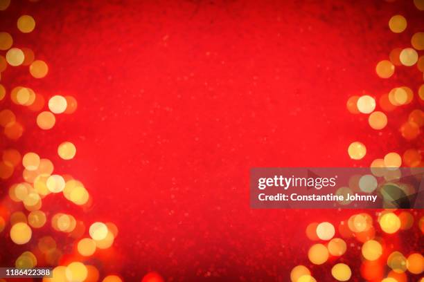 red christmas background - gold meets golden stock pictures, royalty-free photos & images