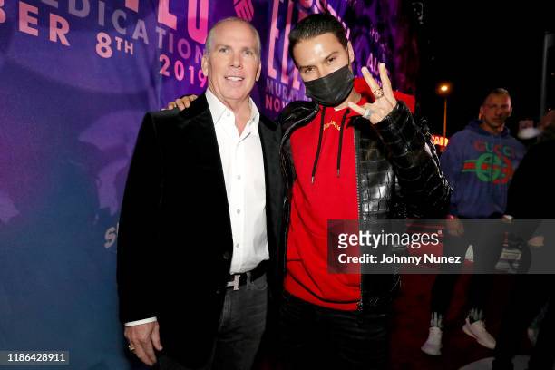Thomas J. Henry and Alec Monopoly attend as philanthropist and attorney Thomas J. Henry launches new art and music experience "Austin Elevates" at...