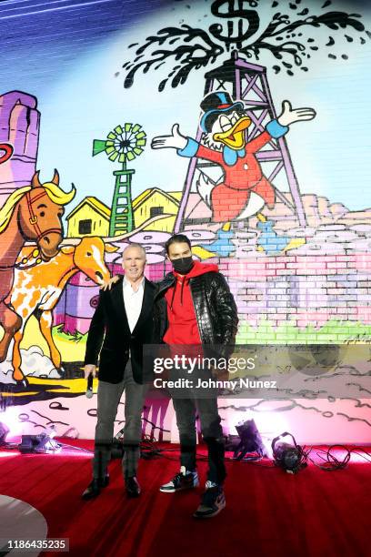 Thomas J. Henry and Alec Monopoly attend as philanthropist and attorney Thomas J. Henry launches new art and music experience "Austin Elevates" at...