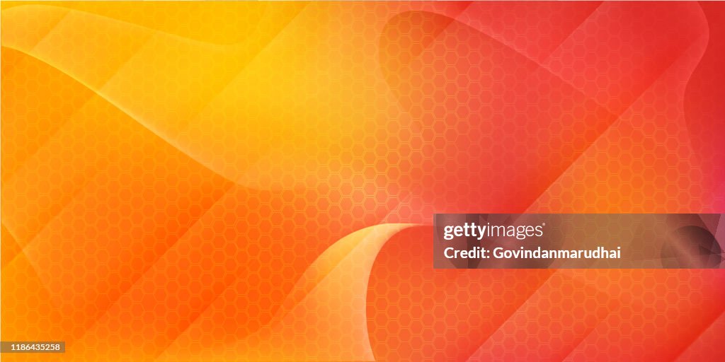 Abstract orange and yellow Background