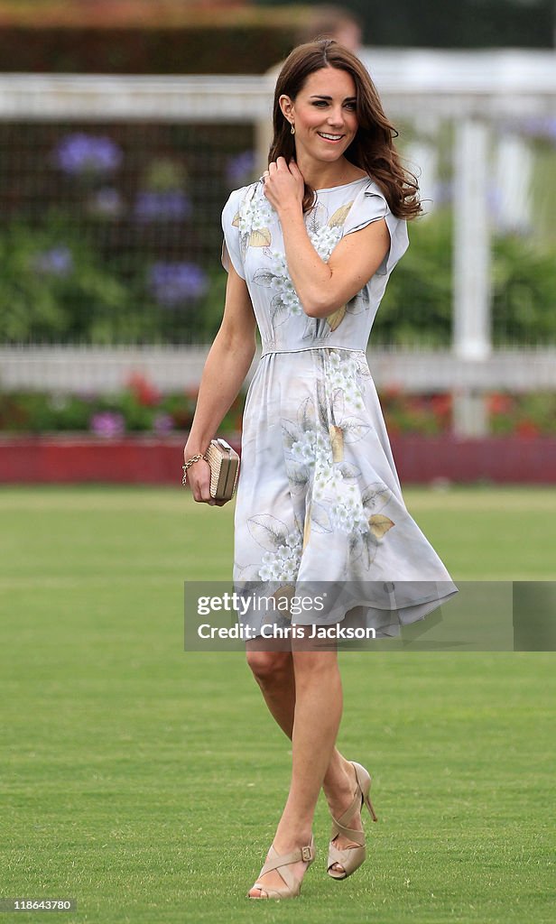 The Duke and Duchess of Cambridge Attend A Polo Match for Foundation for Prince William & Prince Harry