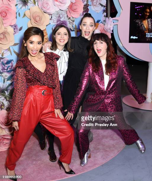 Brenda Song, Esther Povitsky, Kat Dennings, and Refinery29 Co-founder and Executive Creative Director Piera Gelardi attend Refinery29's 29Rooms Los...