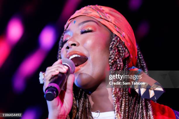 Brandy Rnb Brandy performs during RNB Fridays Live 2019 at Marvel Stadium on ...