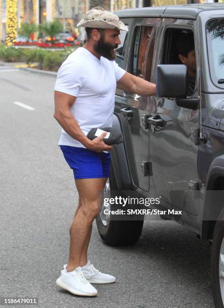 Dan Bilzerian is seen on December 3, 2019 in Los Angeles, California.