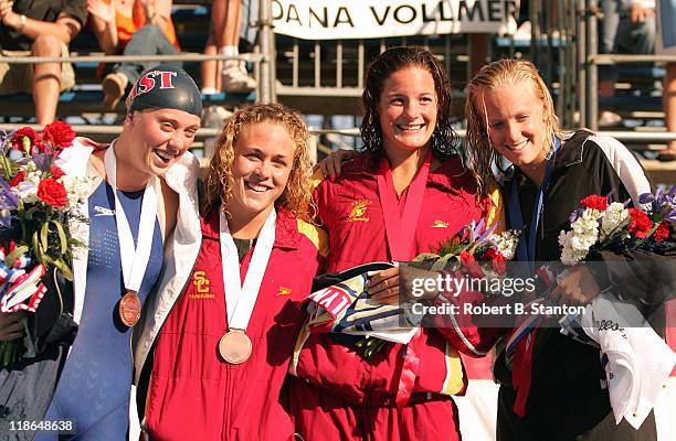 Rhi Jeffrey, Kaitlin Sandeno, Lindsay Benko and Dana Vollmer . The top finishers isn the women's 200m freestyle become the 800m relay at the Olympic...