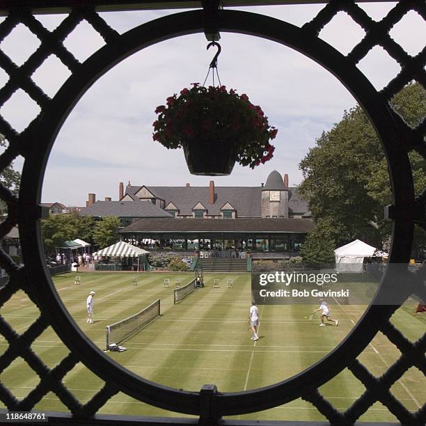 Atmosphere during the 2006 International Tennis Hall of Fame Induction on Saturday, July 15, 2006 in Newport, Rhode Island. This year's inductees...