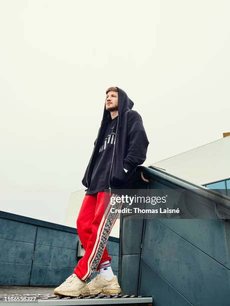 Filmmaker Kantemir Balagov poses for a portrait on May 18, 2019 in Cannes, France.