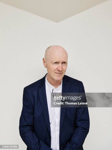 Screenwriter Paul Laverty poses for a portrait on May 17, 2019 in Cannes, France.