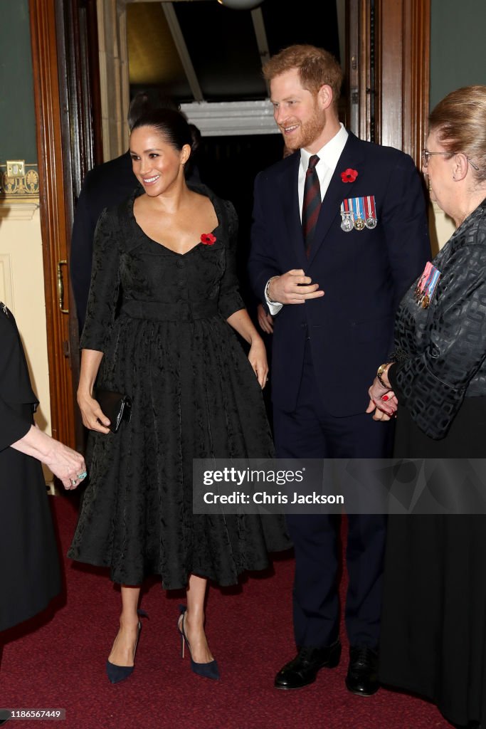 The Queen And Members Of The Royal Family Attend The Annual Royal British Legion Festival Of Remembrance