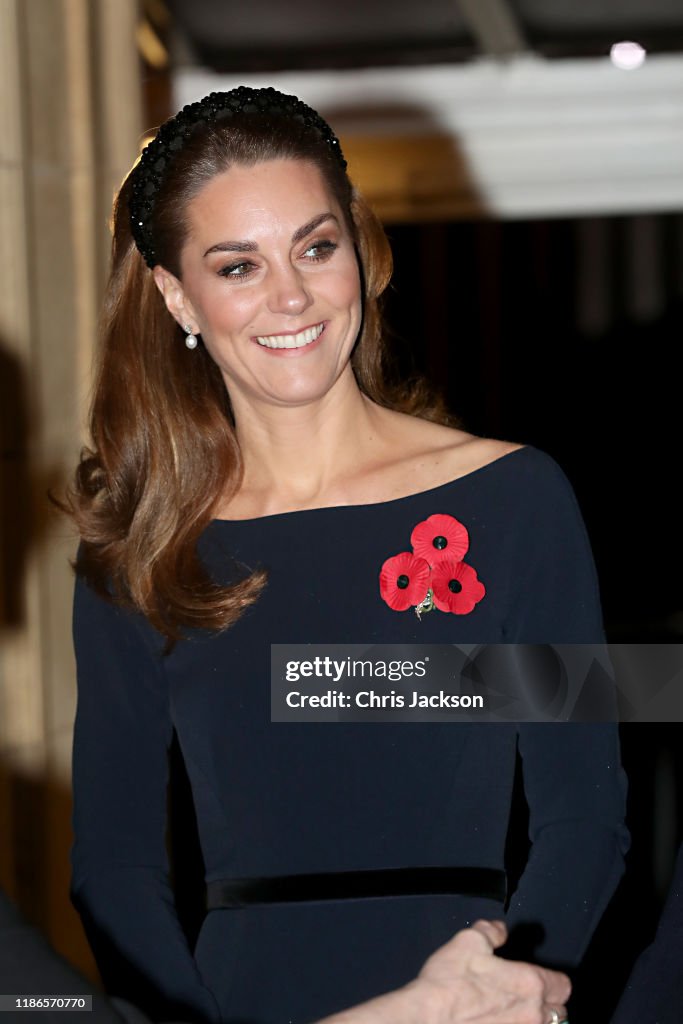 The Queen And Members Of The Royal Family Attend The Annual Royal British Legion Festival Of Remembrance