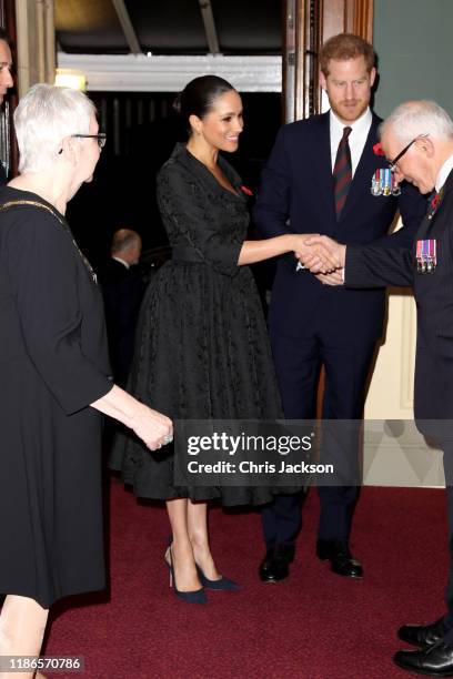 Meghan, Duchess of Sussex and Prince Harry, Duke of Sussex attend the annual Royal British Legion Festival of Remembrance at the Royal Albert Hall on...