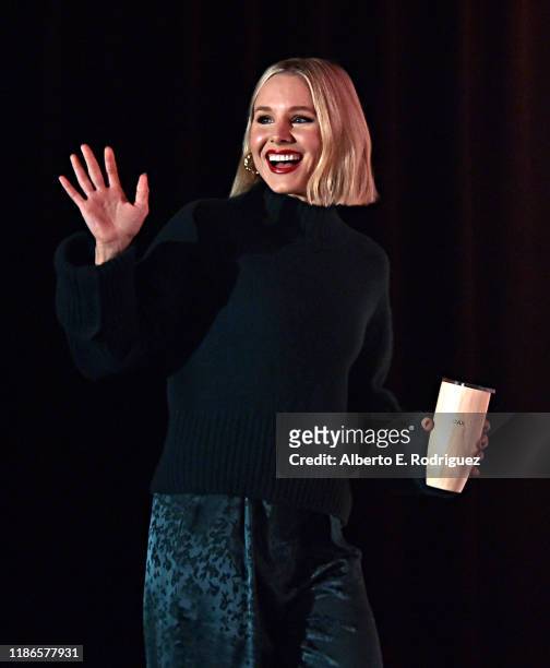 Actor Kristen Bell as seen at the FROZEN 2 Global Press Conference at W Hollywood on November 09, 2019 in Hollywood, California.