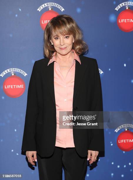 Patricia Richardson attends the Lifetime's Christmas Movie Stars Kick Off Say "Santa!" with "It's A Wonderful Lifetime" Photo Experience at the...