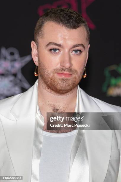 Singer Sam Smith attends the 21st NRJ Music Awards At Palais des Festivals on November 09, 2019 in Cannes, France.