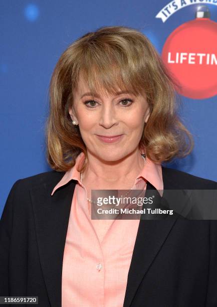 Actor Patricia Richardson attends Say "Santa!" with It's A Wonderful Lifetime photo experience at Glendale Galleria on November 09, 2019 in Glendale,...