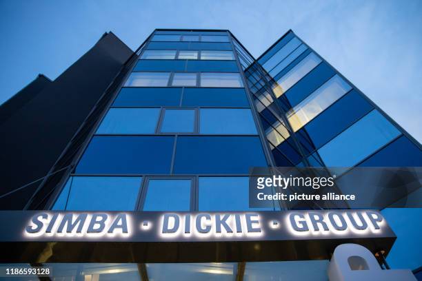 November 2019, Bavaria, Fürth: Exterior view from the Simba Dickie Group headquarters. The Simba Dickie Group is a group of companies comprising...