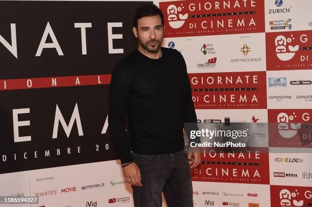 Edoardo leo attends a photocall during the 41th Giornate Professionali del Cinema Sorrento Italy on 5 December 2019.