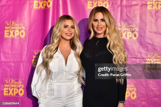 Brielle Biermann and Kim Zolciak-Biermann attend 2019 Atlanta Ultimate Women's Expo at Cobb Galleria Centre on November 09, 2019 in Atlanta, Georgia.