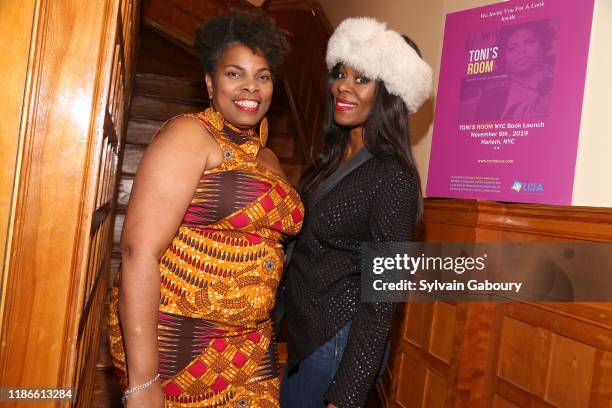 Tonita Austin and Michelle Ester attend NYC Book Launch of TONI'S ROOM By M. Tonita Austin, With A Donation To The Lung Cancer Foundation Of America,...