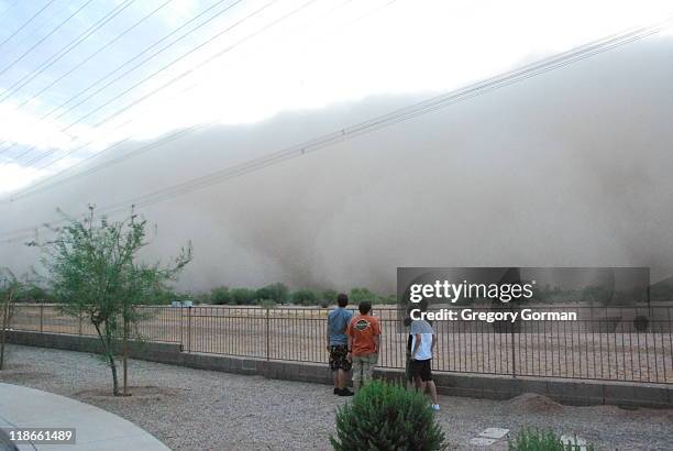 Phoenix, 5 July 2011. Looking Southeast.