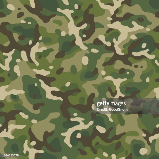 camouflage forest - special forces stock illustrations
