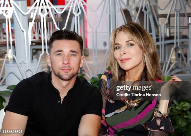 Billy Flynn and Lauren Koslow attend NBC's 'Days Of Our Lives' press event at Universal CityWalk on November 09, 2019 in Universal City, California.