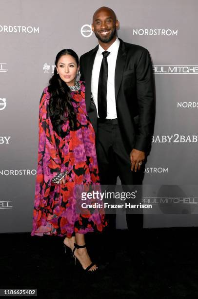 Vanessa Laine Bryant and Kobe Bryant attend the 2019 Baby2Baby Gala presented by Paul Mitchell at 3LABS on November 09, 2019 in Culver City,...