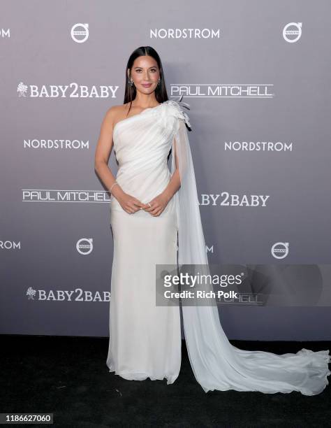 Olivia Munn attends the 2019 Baby2Baby Gala presented by Paul Mitchell on November 09, 2019 in Los Angeles, California.