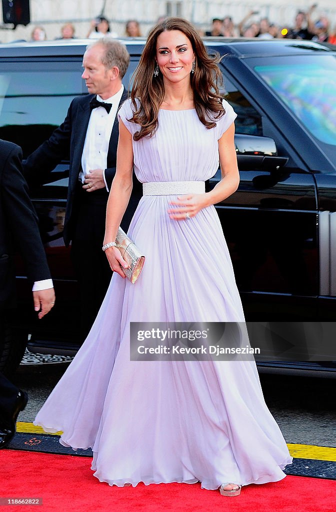 The Duke and Duchess of Cambridge Attend BAFTA Brits To Watch Event