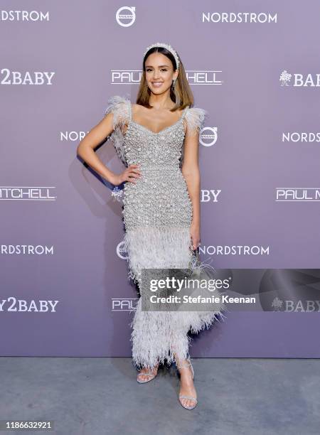 Jessica Alba attends the 2019 Baby2Baby Gala presented by Paul Mitchell on November 09, 2019 in Los Angeles, California.