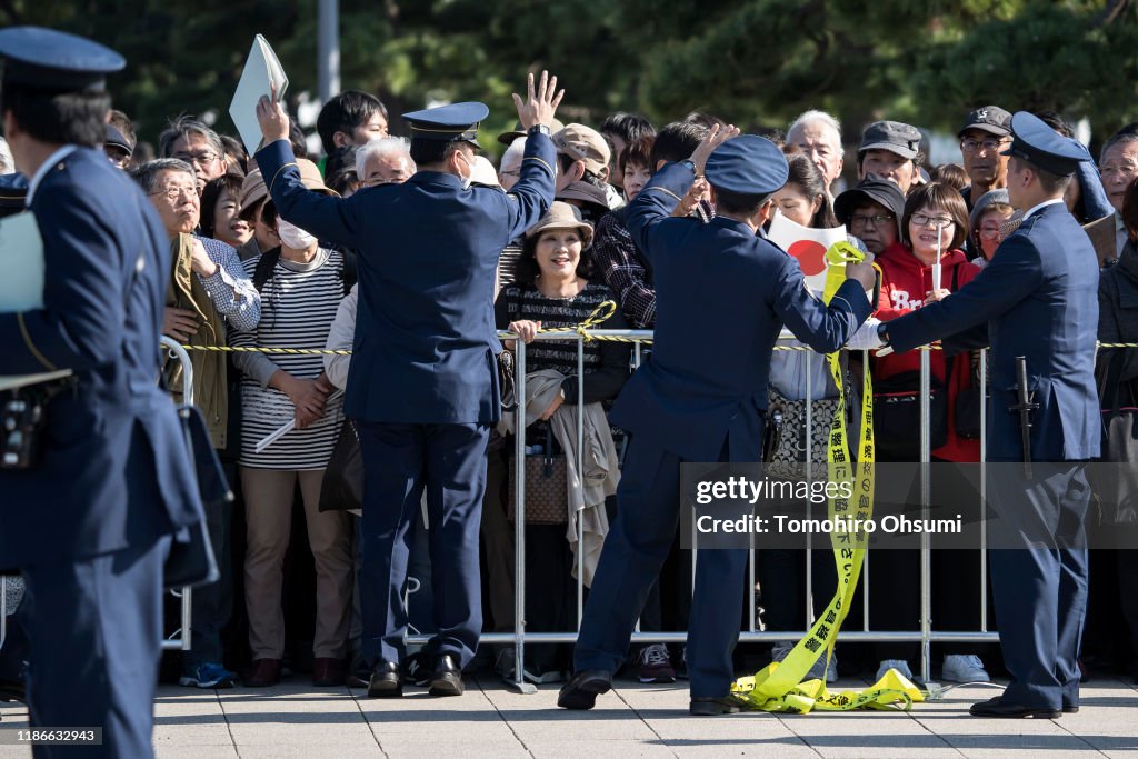 Imperial Parade For Enthronement of Naruhito In Tokyo