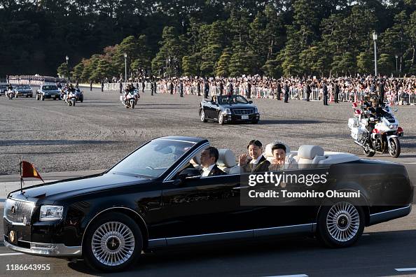 Imperial Parade For Enthronement of Naruhito In Tokyo Imperial Parade For Enthronement of Naruhito In Tokyo