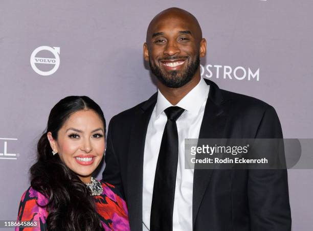 Vanessa Laine Bryant and Kobe Bryant attend the 2019 Baby2Baby Gala Presented by Paul Mitchell at 3LABS on November 09, 2019 in Culver City,...